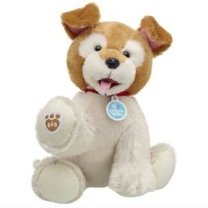 Build-A-Bear  12” Promise Pets Brown and White Dog Plush - Retired